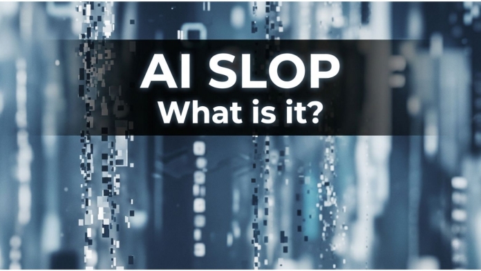 Graphic overlay on an abstract 