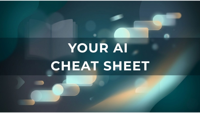 Beginners Corner banner reading “Your AI Cheat Sheet” on a soft abstract background